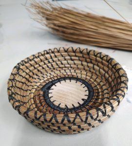 Pine Needle Basket Class at Camden Art Shoppes