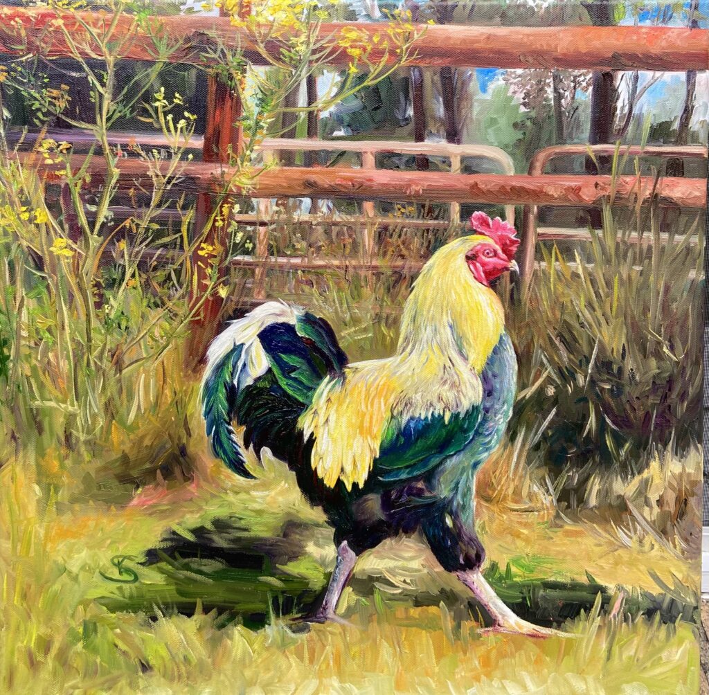 Artist Kateryna Stolyar - Honorable Mention in the Birds of a Feather Art Exhibit & Juried Competition - Camden Art Shoppes