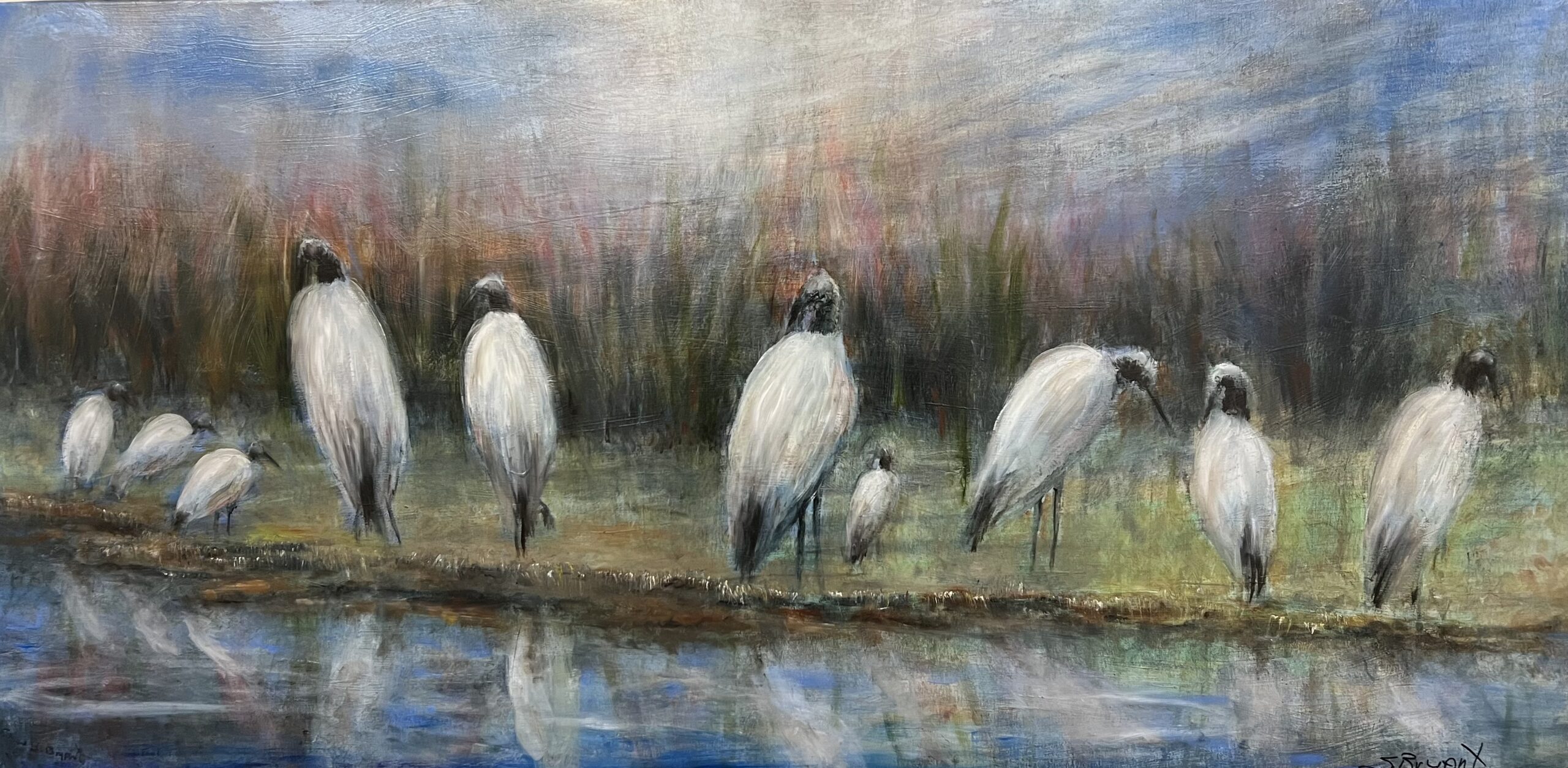 Artist Susan Bryant - Honorable Mention in the Birds of a Feather  Art Exhibit & Juried Competition - Camden Art Shoppes